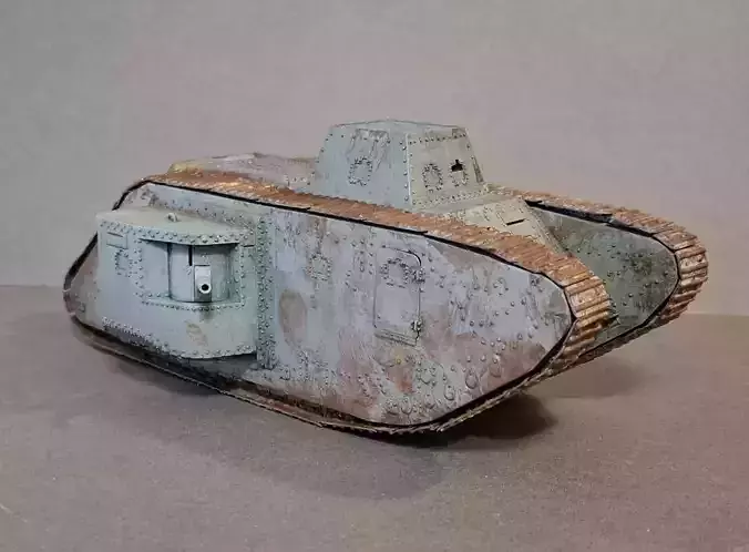 German World War One Tank A7vu