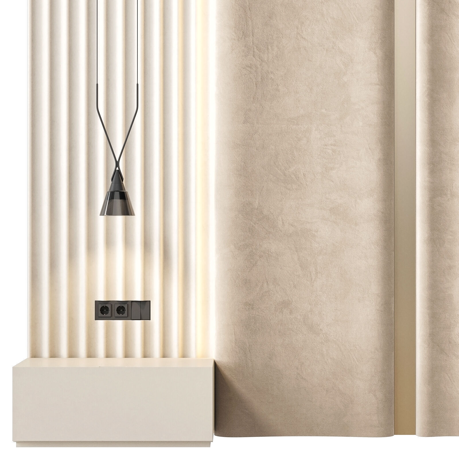 Headboard RJ Easy Design 16 3D model_4