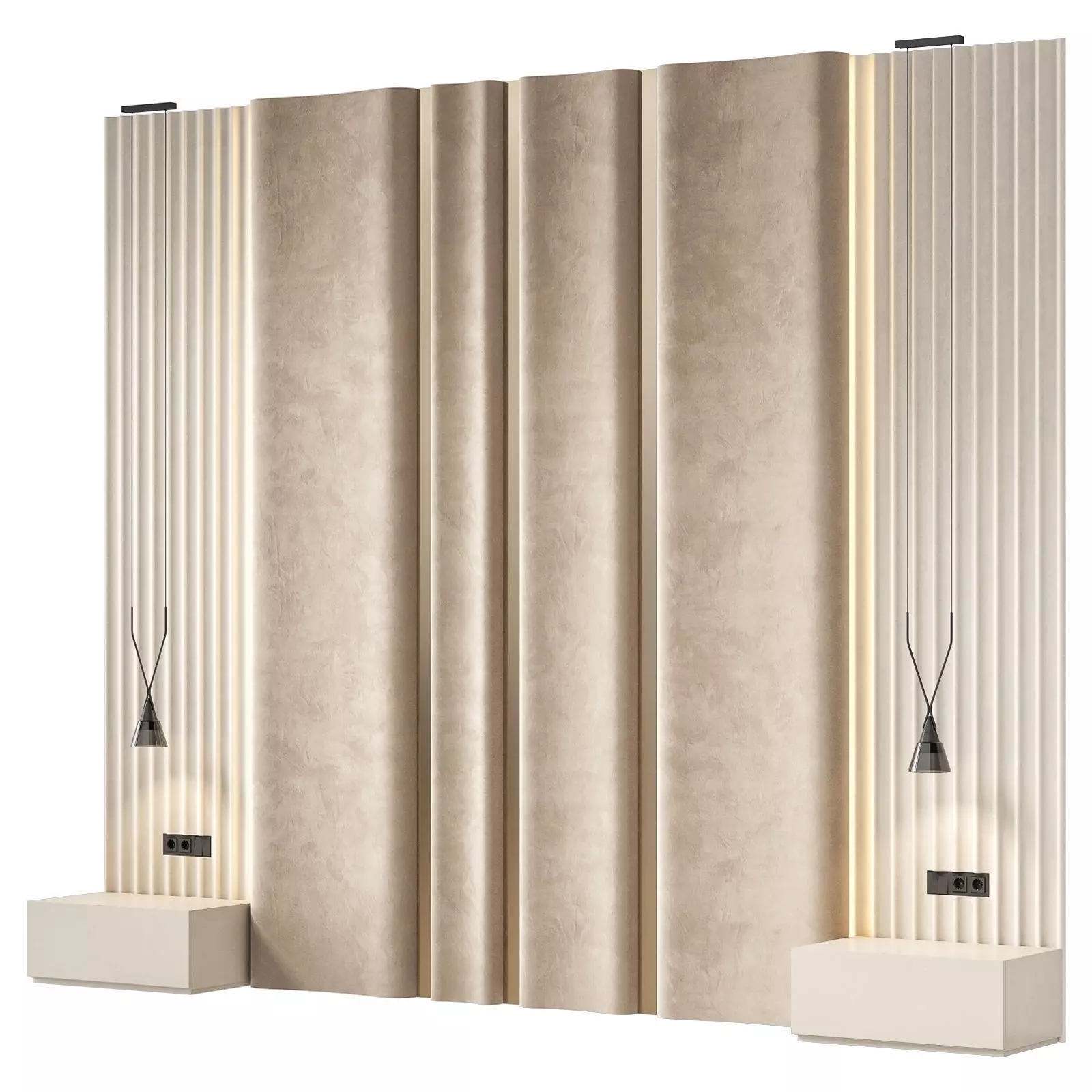 Headboard RJ Easy Design 16 3D model_0