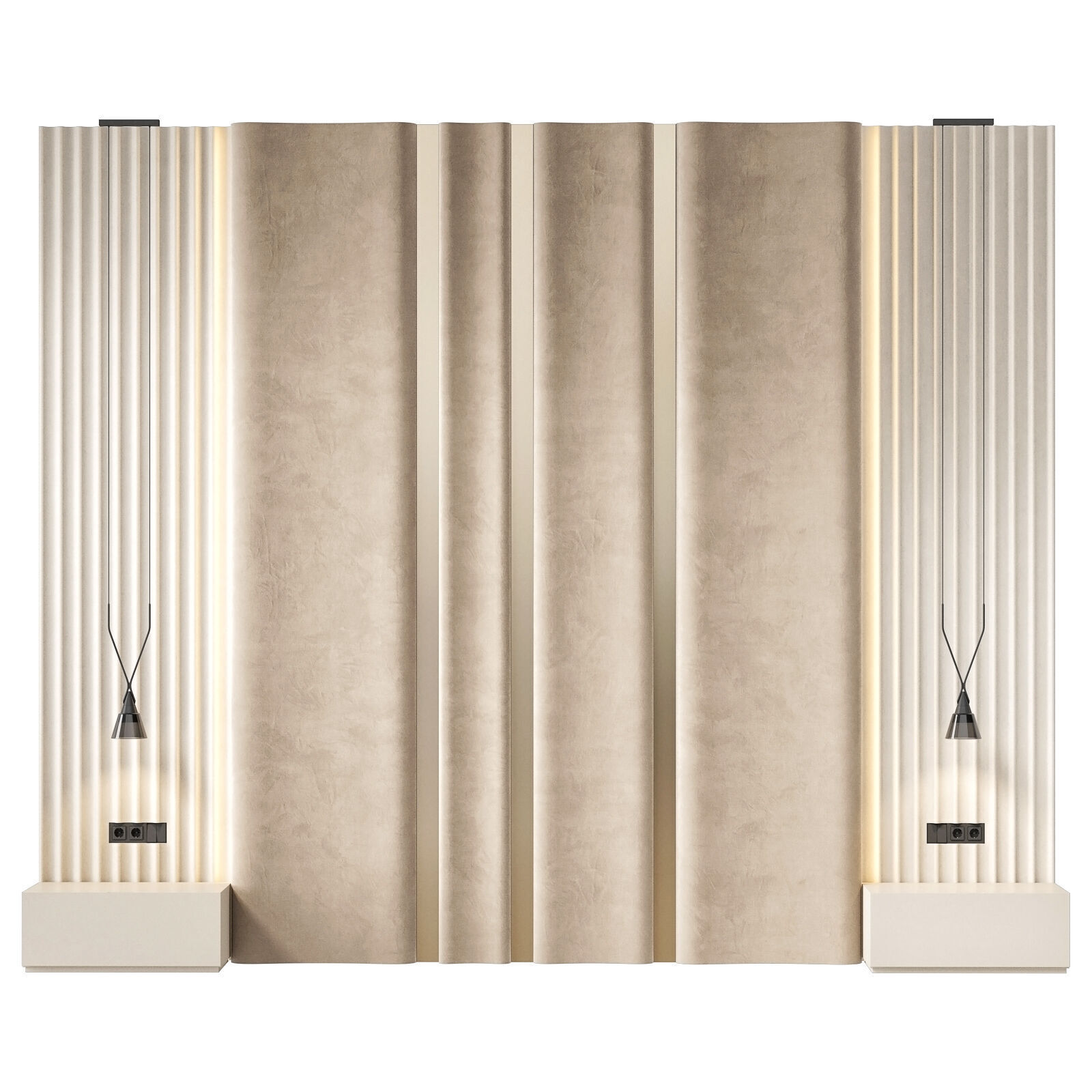 Headboard RJ Easy Design 16 3D model_1