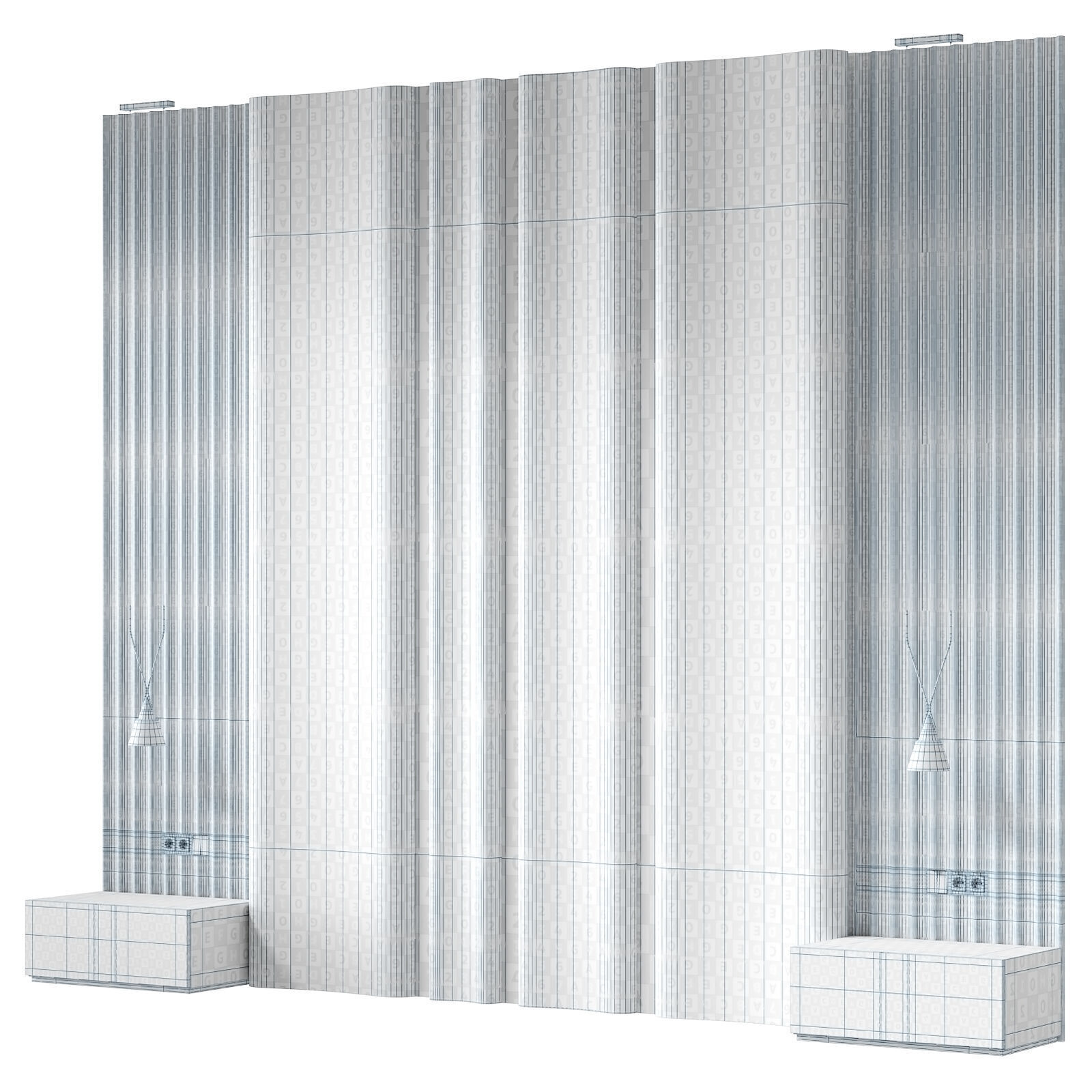 Headboard RJ Easy Design 16 3D model_7