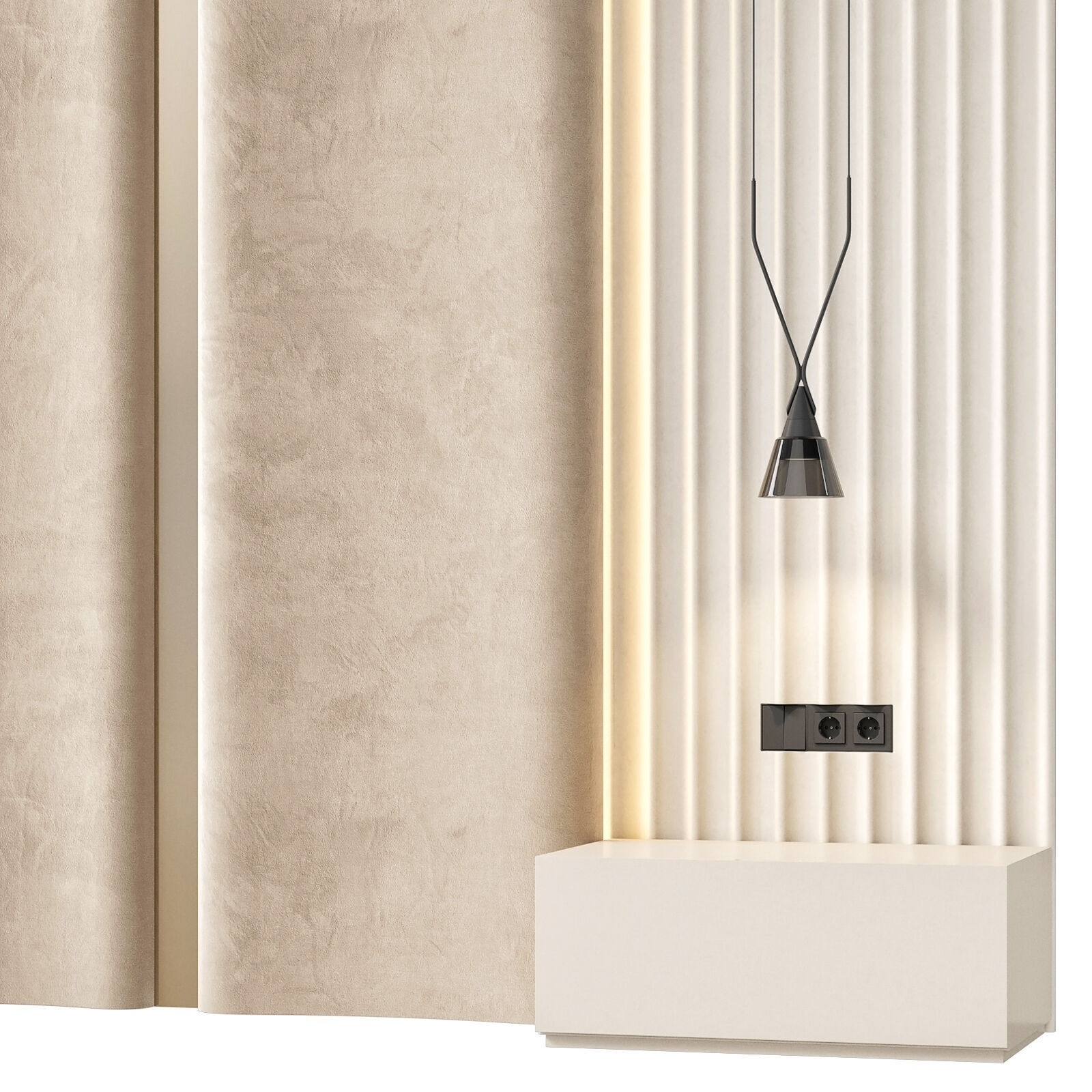 Headboard RJ Easy Design 16 3D model_3