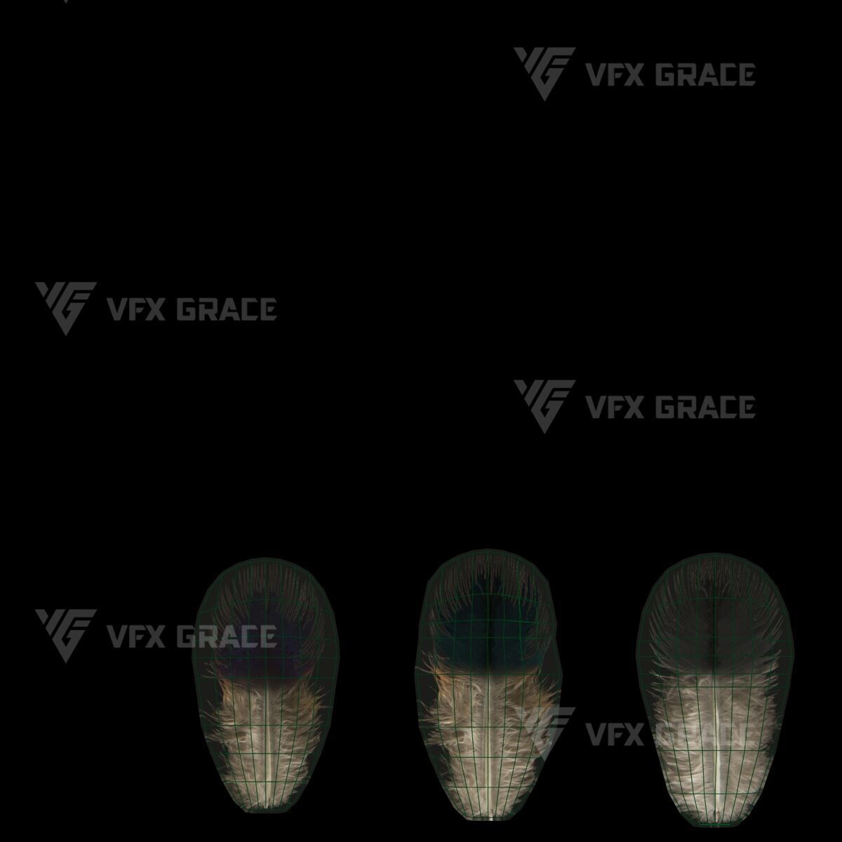 Realistic Cormorant Animation 3D Model Rigged for Blender 3D model_25