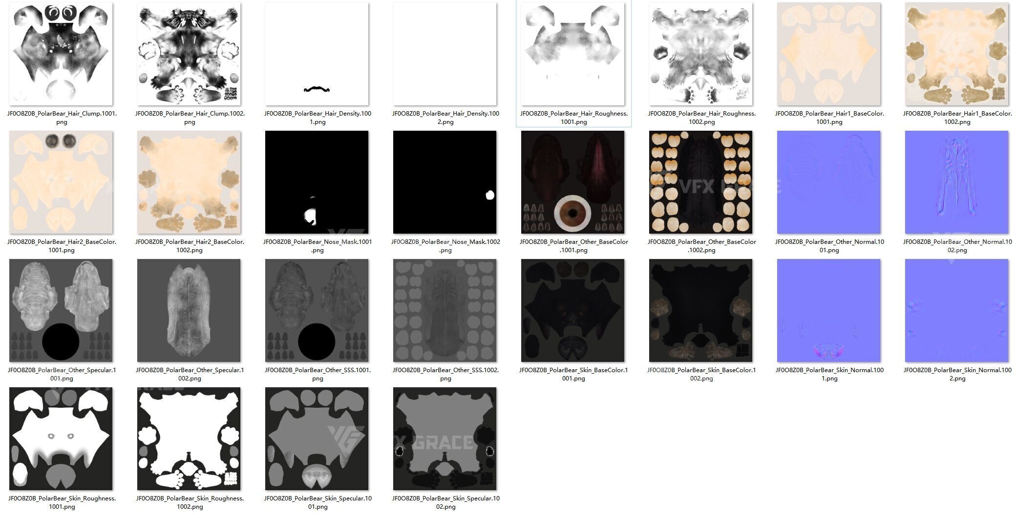 Polar Bear Animation 3D model_15