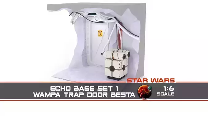 Echo Base Set 1 Wampa Trap door BESTA 1-6 scale Hottoys