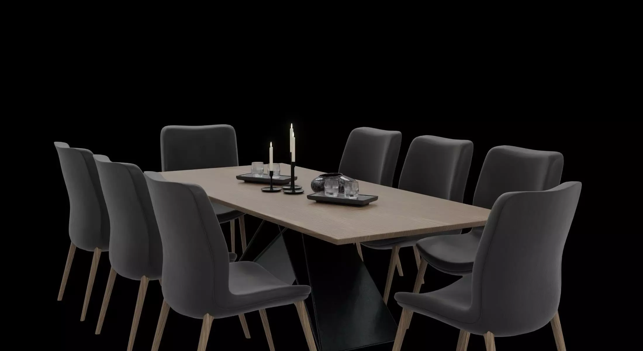 Table Set 3D model