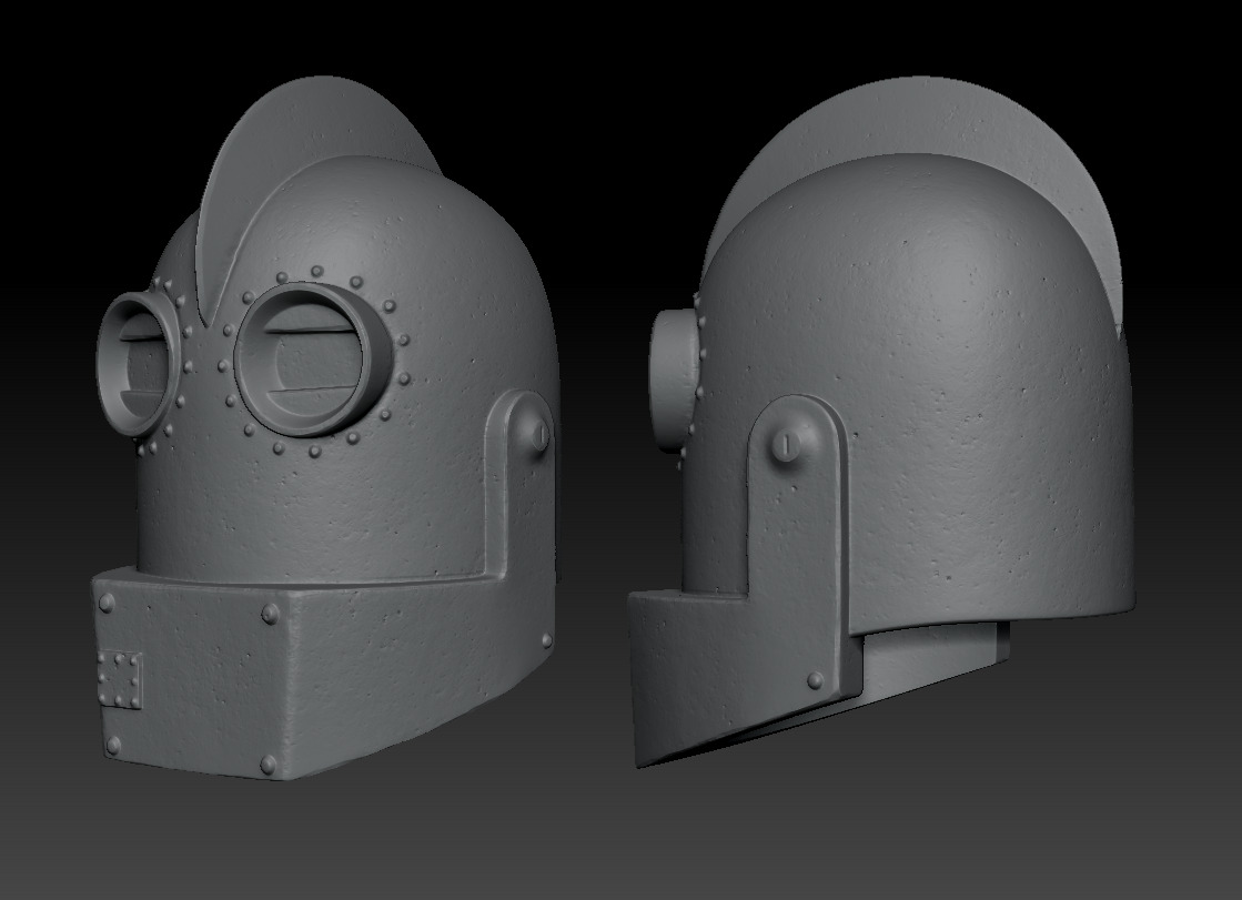  Iron Giant Military  Head 3D Print Model 3D print model_2