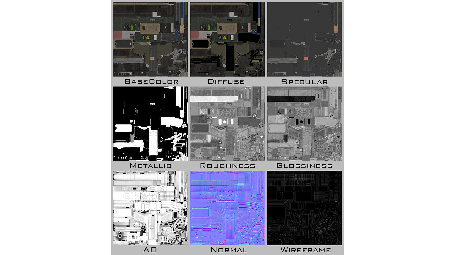 Tactical Vest Low-poly 3D model_18
