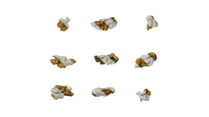 Anydrafts Dried walnut kernel 01 Texture