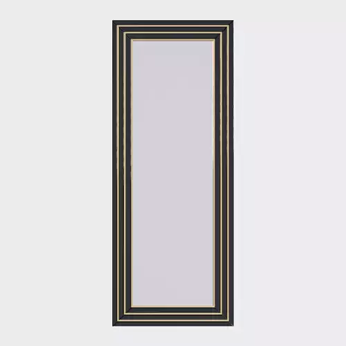King Black Full Length Mirror