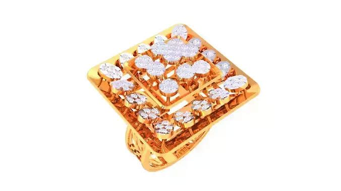  Women Ring MTL 3dm STL OBJ FBX Details