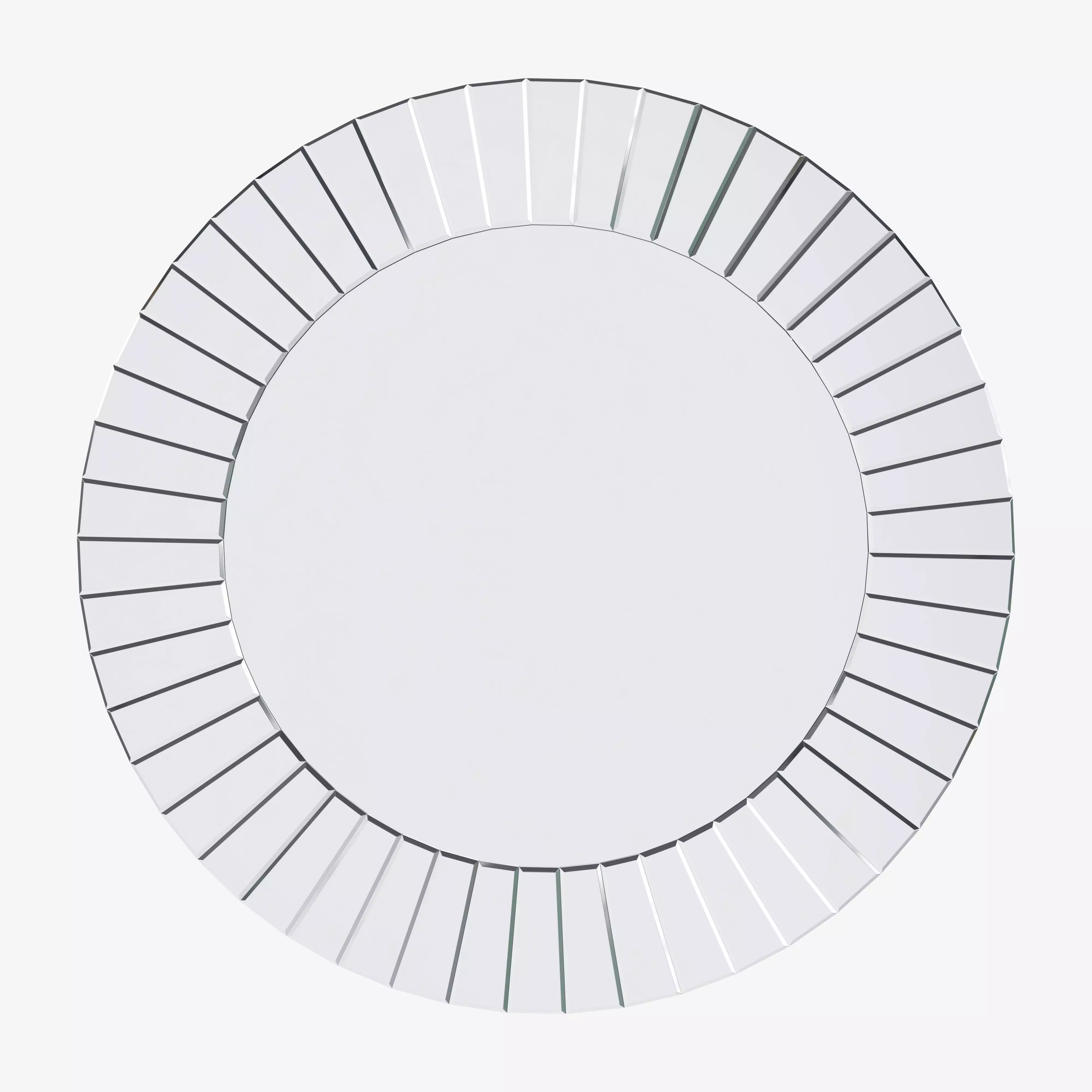 The Light White Mirror Art 3D model_0