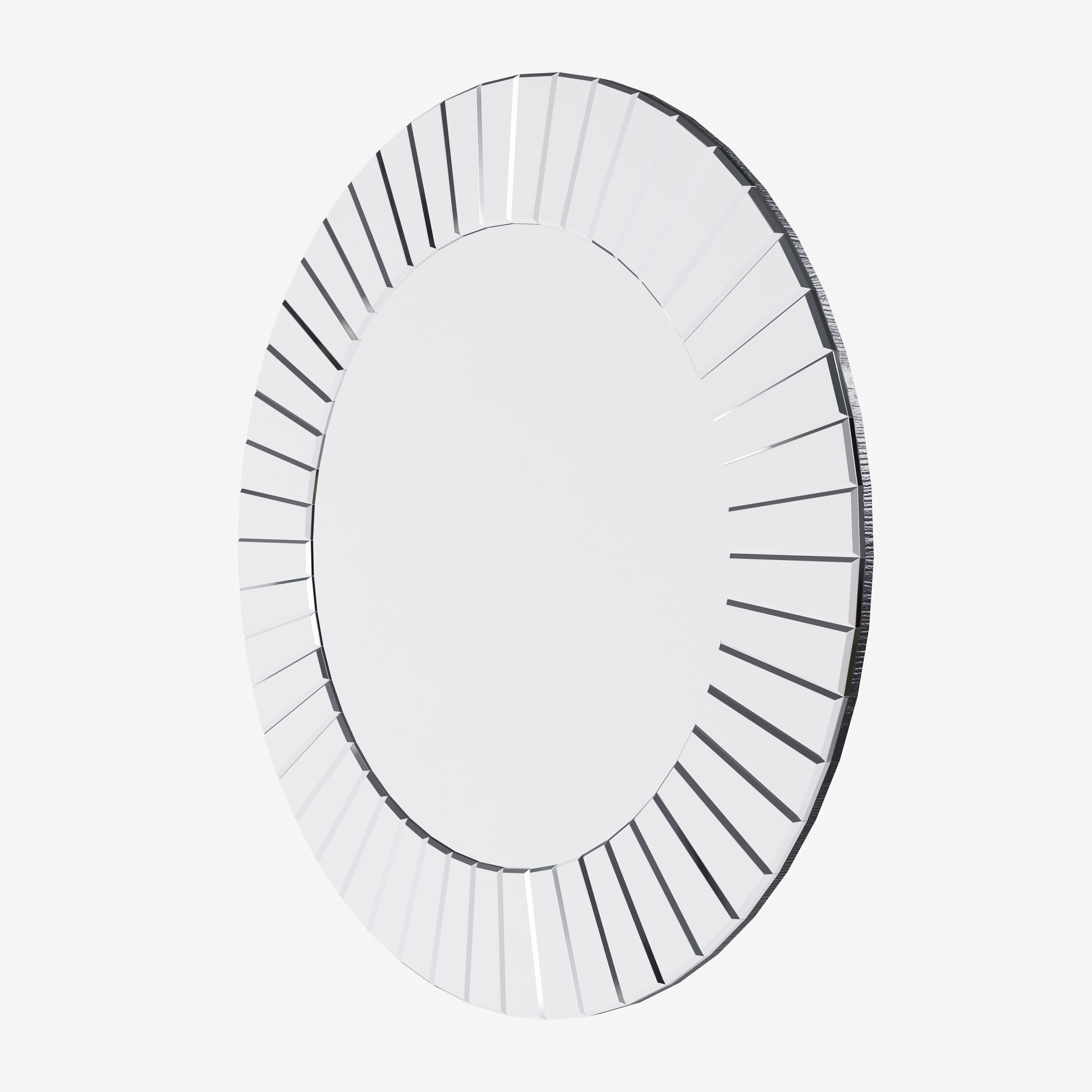 The Light White Mirror Art 3D model_1