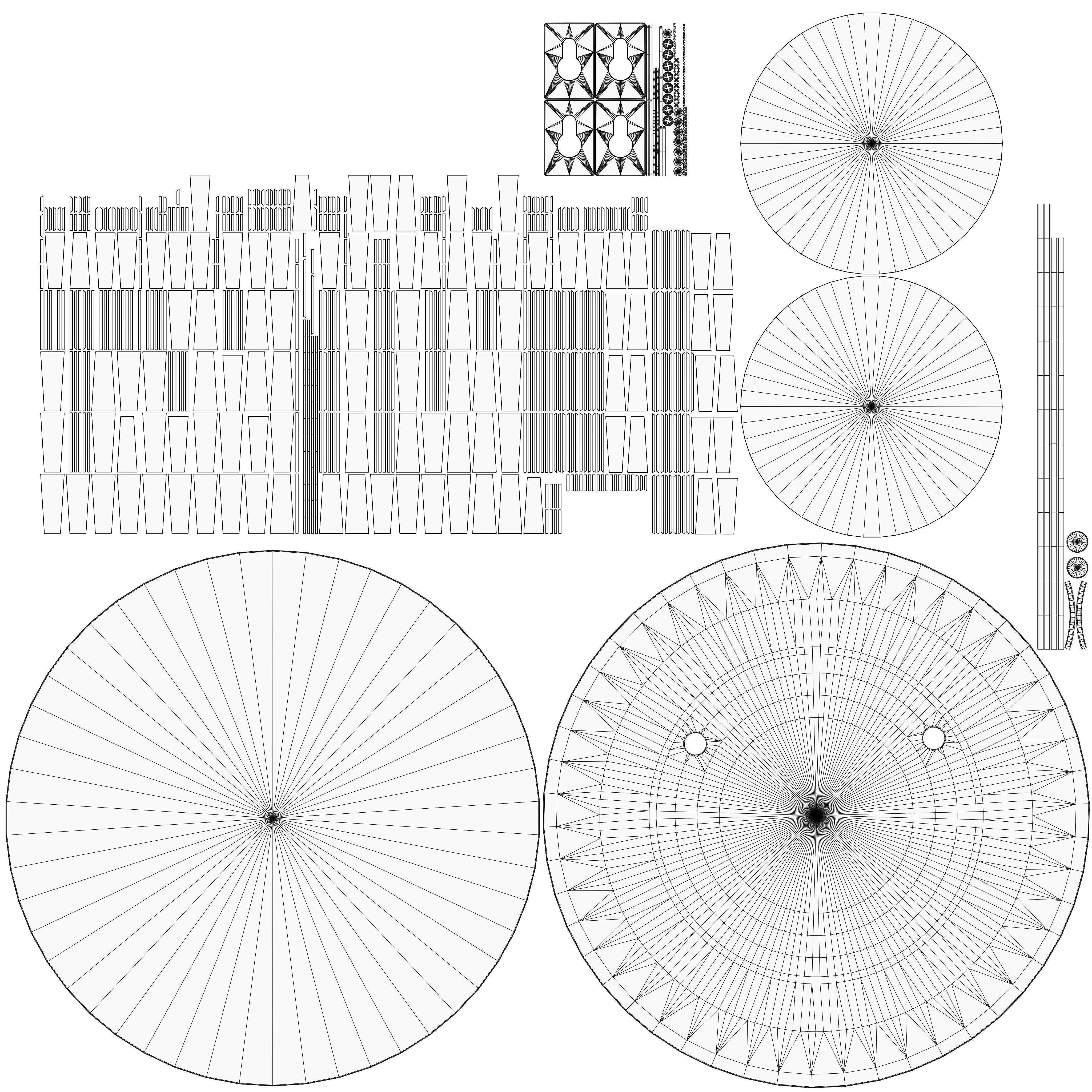 The Light White Mirror Art 3D model_5