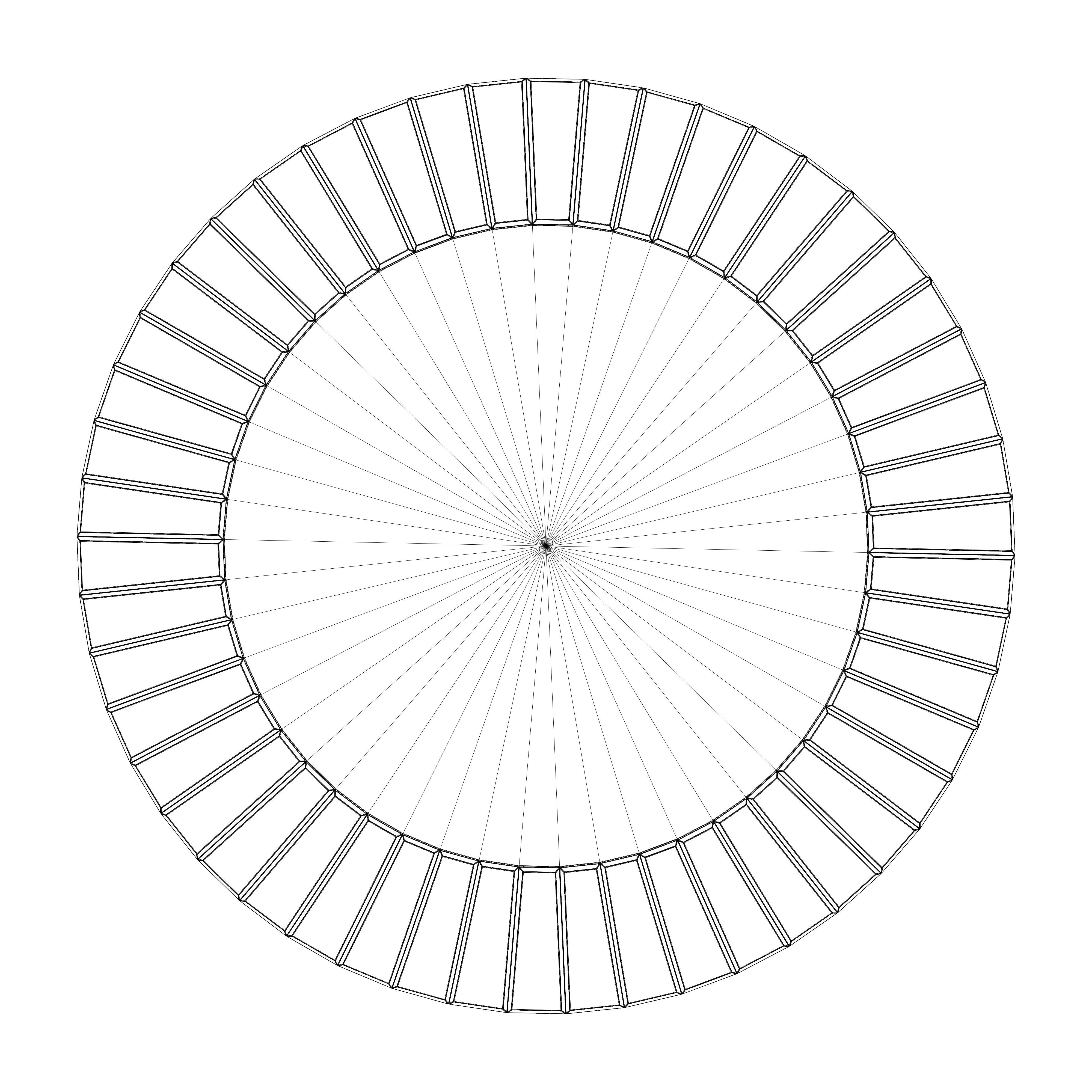 The Light White Mirror Art 3D model_6