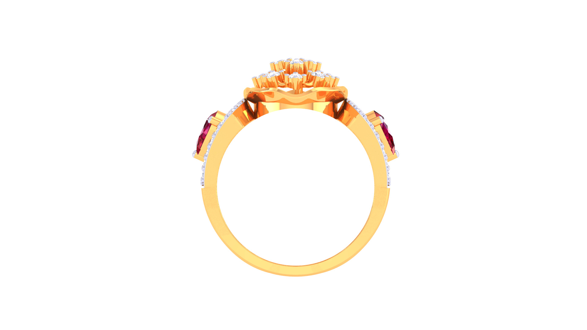 Women Ring MTL 3dm STL OBJ FBX Details 3D print model_4