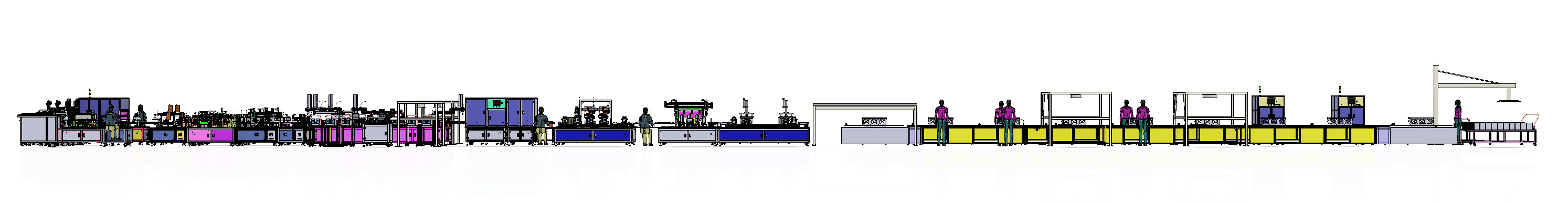 3D Model Design of Soft Pack Power Battery Assembly PACK Line 3D model_2