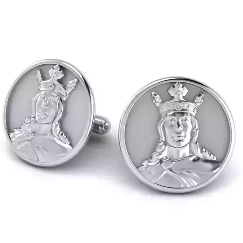 king erik cufflinks 3D print model