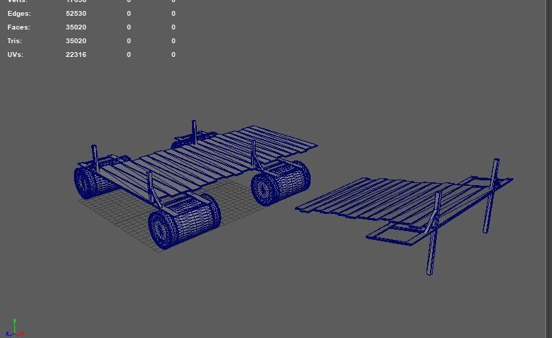 Old Raft 3D model_12
