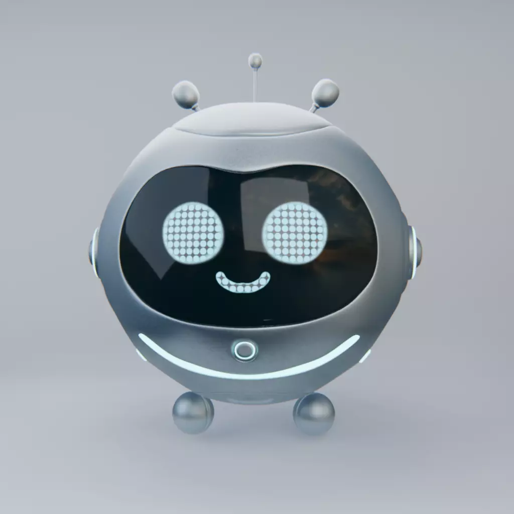 Cute Sci-Fi Robo 3D model_0