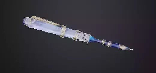 Crystal Fountain Pen 3D model