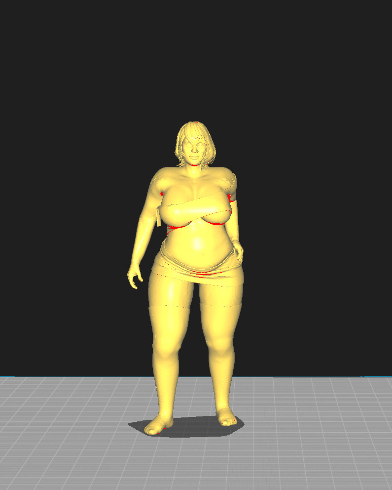 Chubby Sexy Girl 3D print model_5