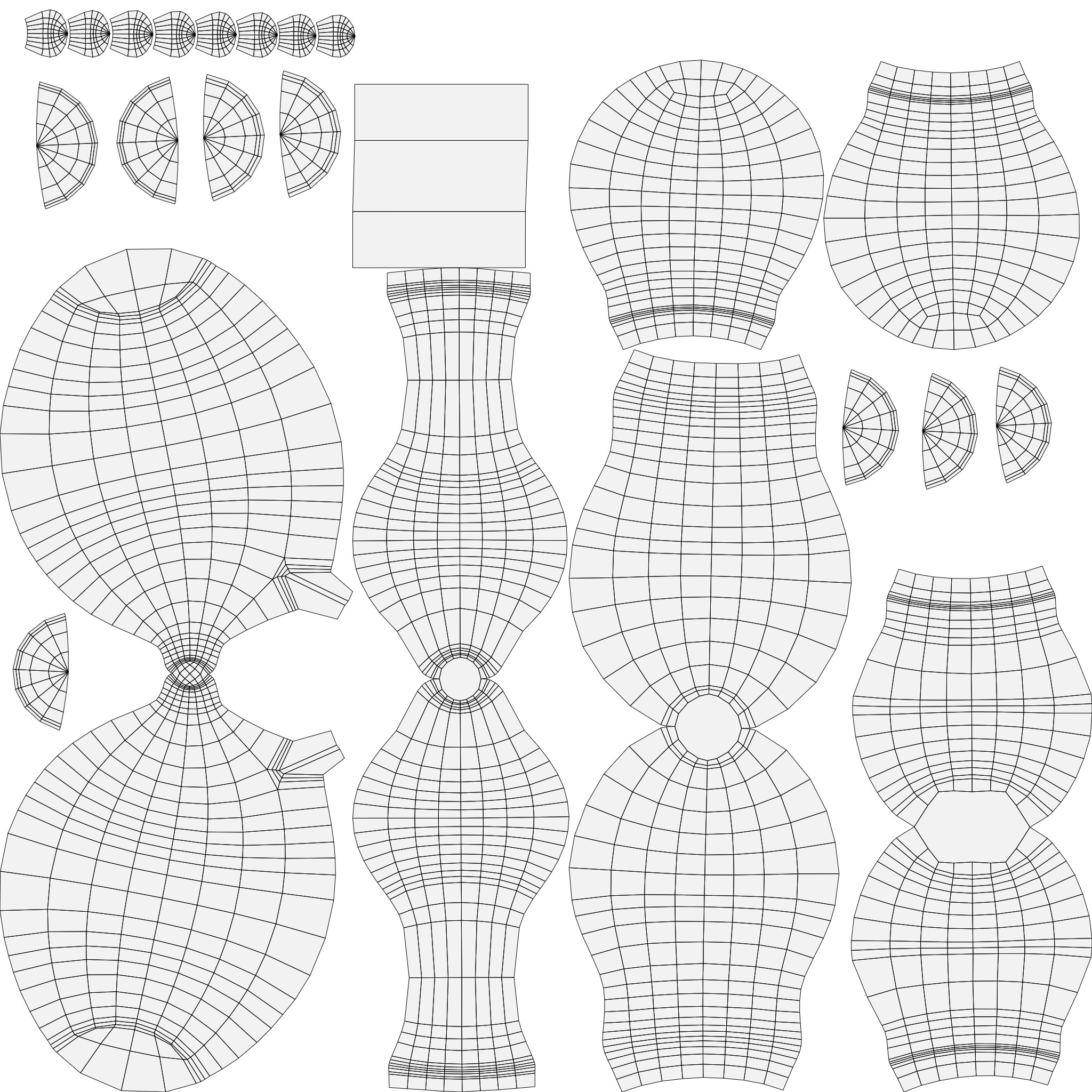 Lowpoly  GameReady PotsandBucket Low-poly 3D model_5