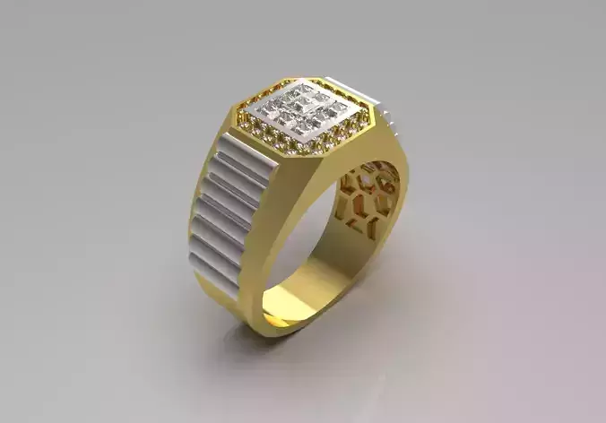 Luxury man Rolex design diamond ring model ror0022