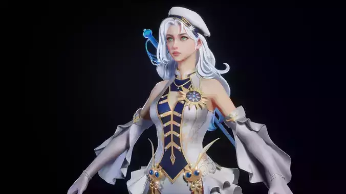 WINTER QUEEN 3D MODEL