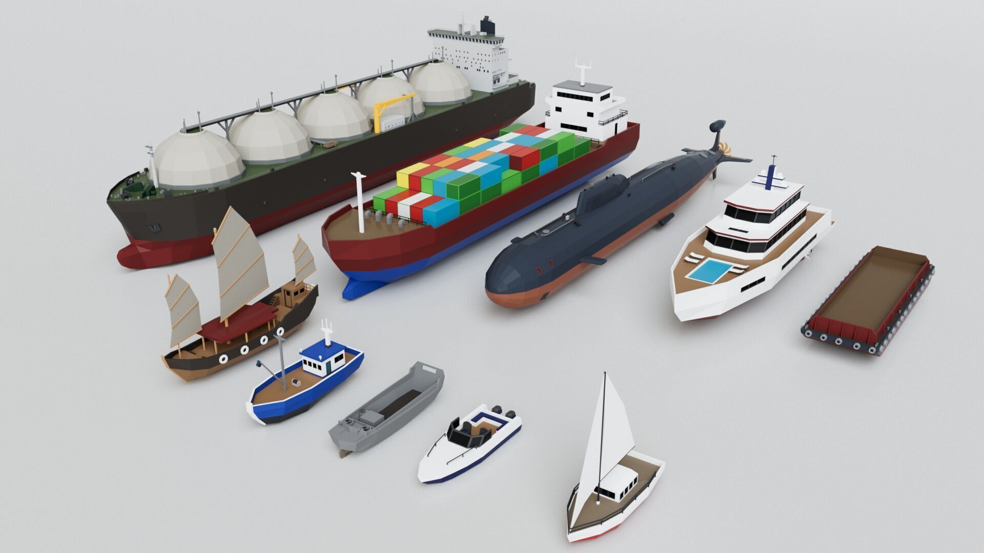 150 Vehicles Mega Pack Collection - Game Ready 3D model_54