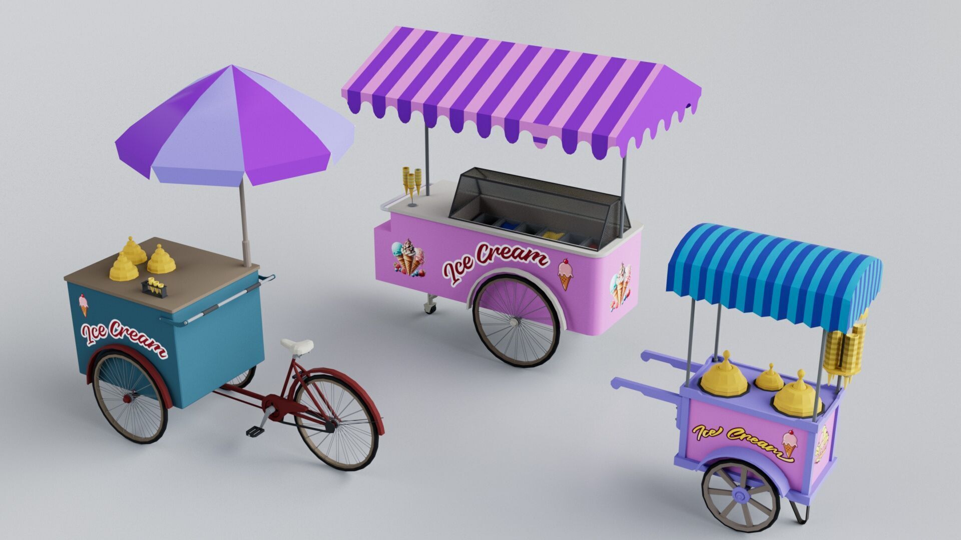 150 Vehicles Mega Pack Collection - Game Ready 3D model_45