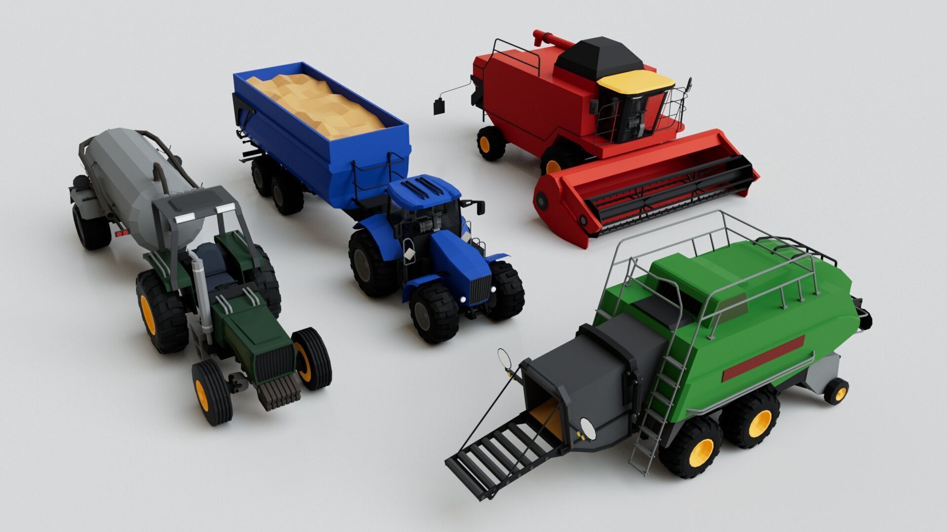 150 Vehicles Mega Pack Collection - Game Ready 3D model_21