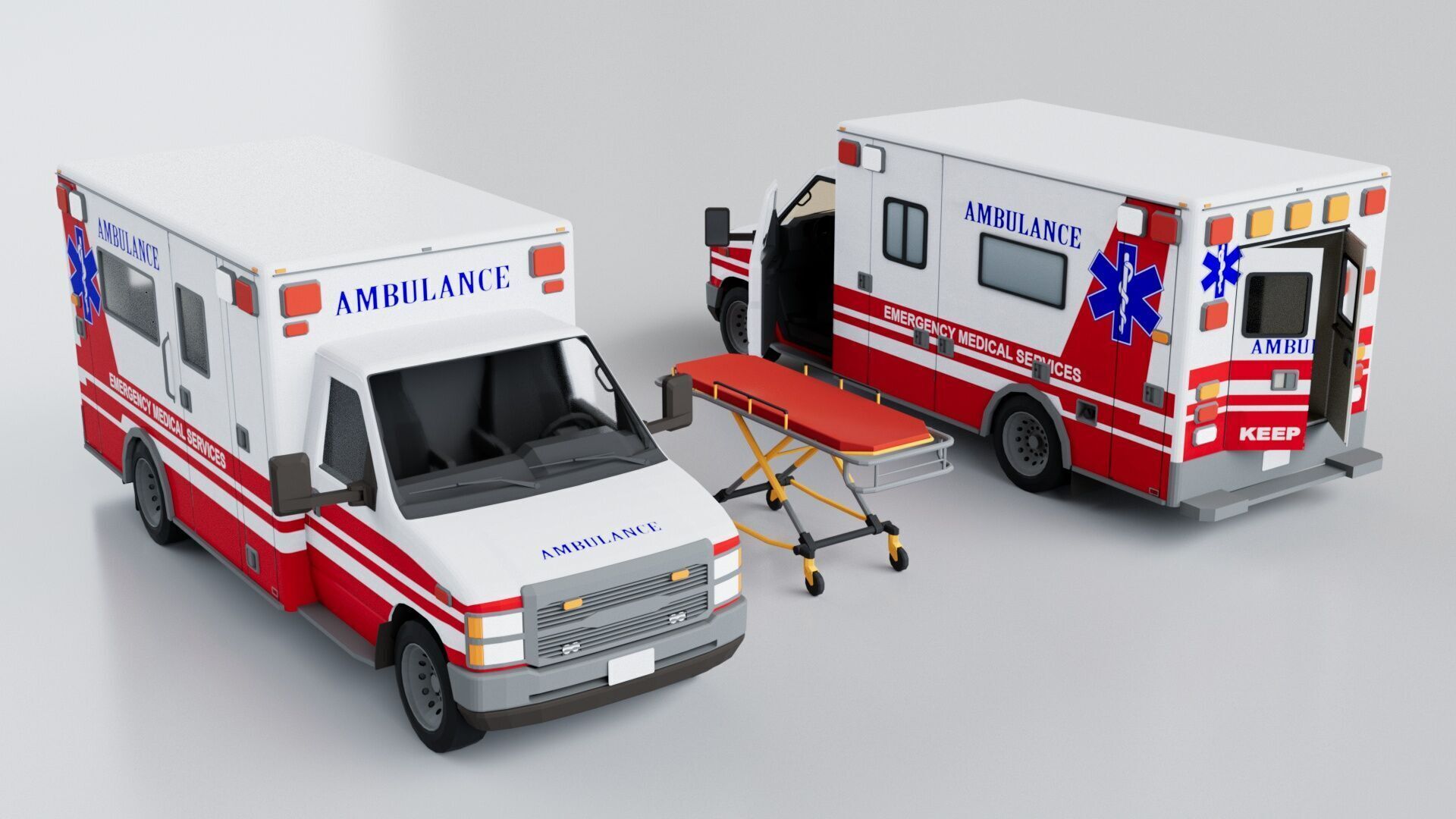 150 Vehicles Mega Pack Collection - Game Ready 3D model_7