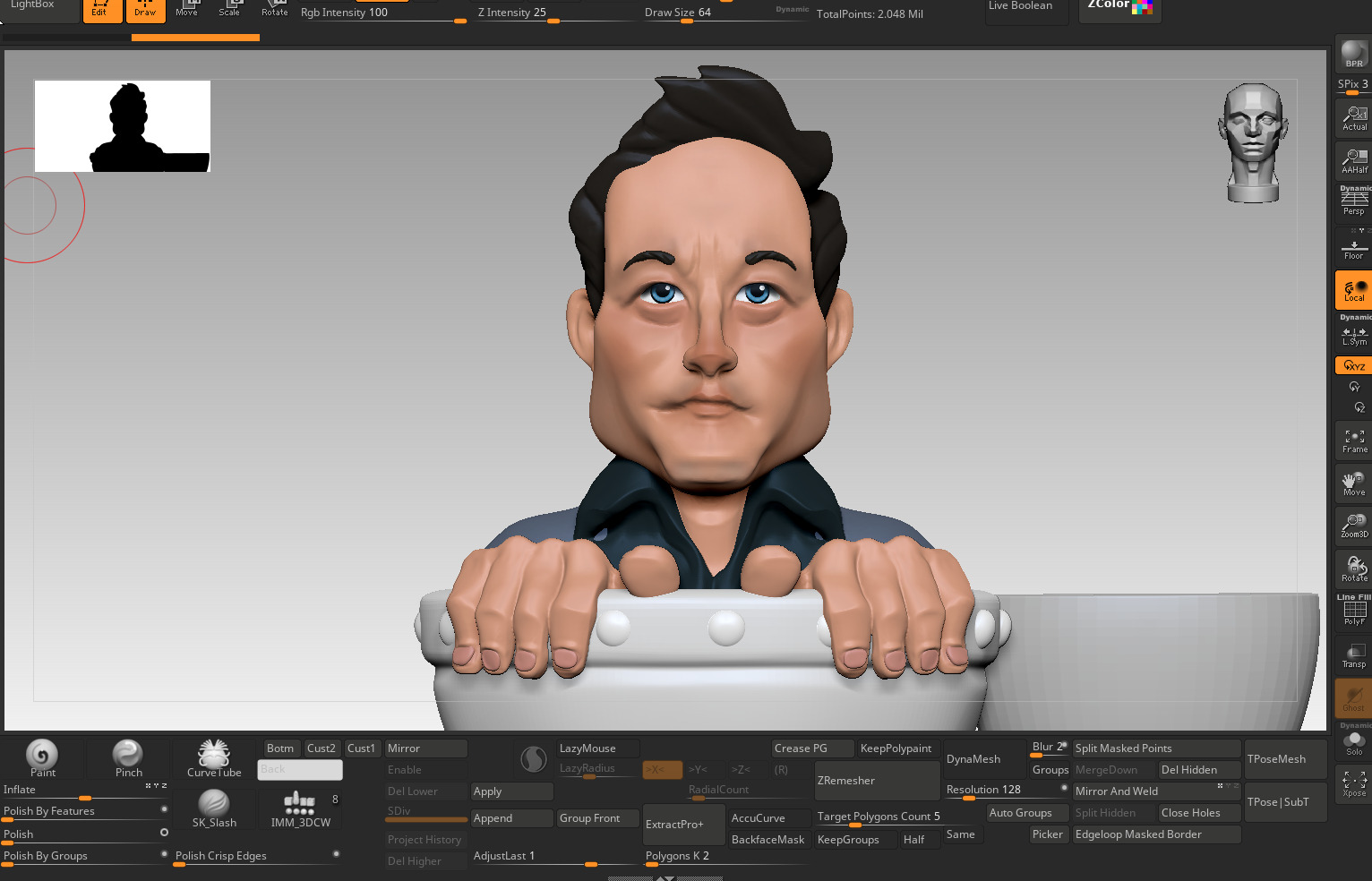 Elon Musk - Funny Figurine 3D model_3