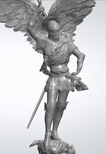 MONT SAM MICHAEL 3D print model