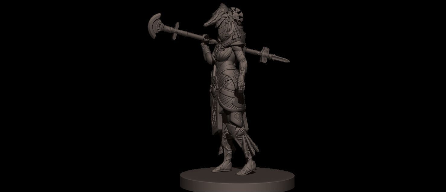 Amat Goddess High Poly for 3d Print 3D print model_2