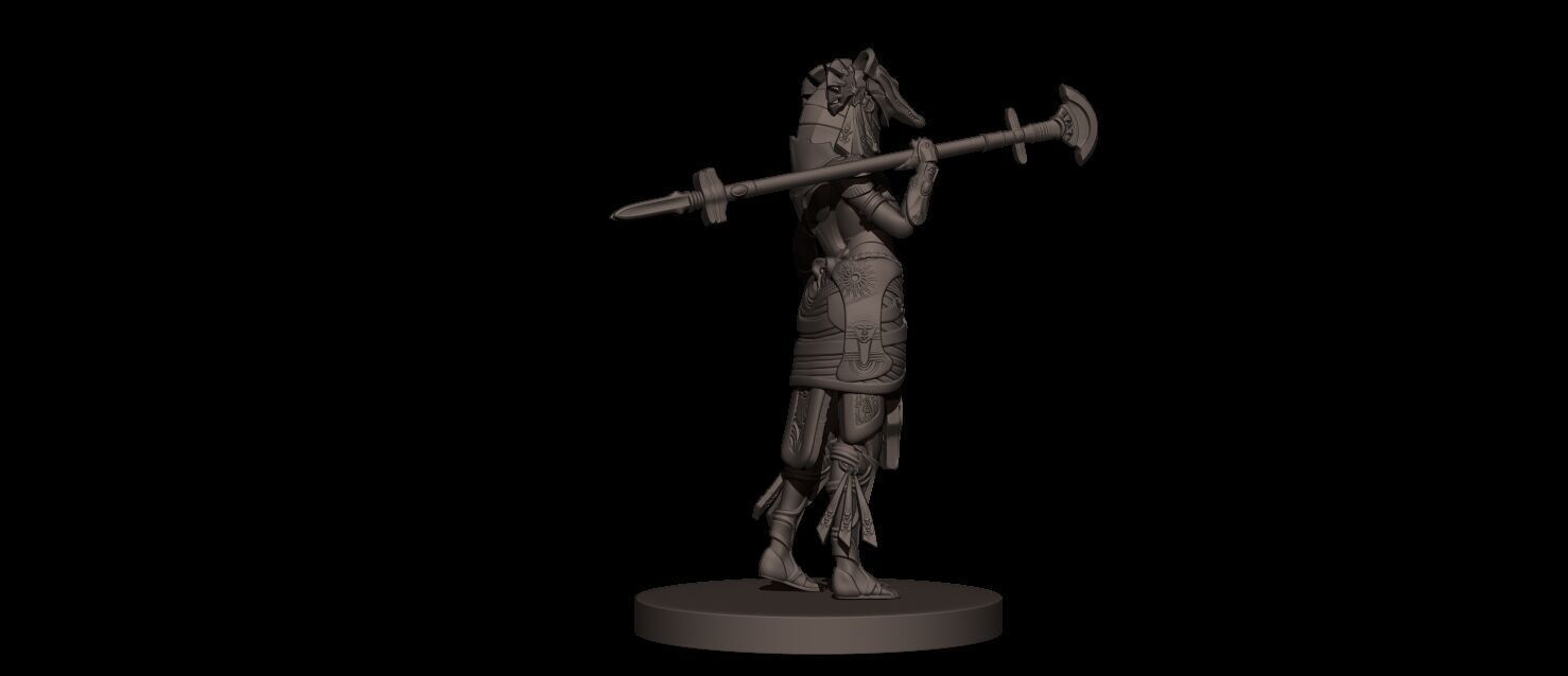 Amat Goddess High Poly for 3d Print 3D print model_7
