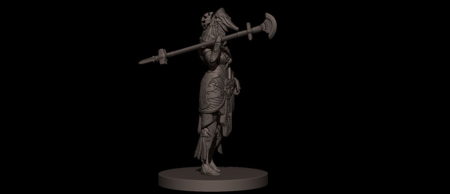 Amat Goddess High Poly for 3d Print 3D print model_10