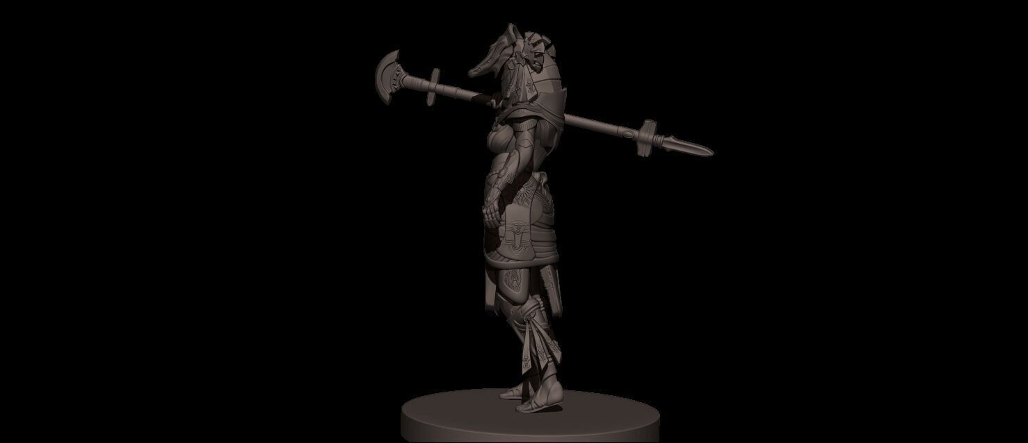 Amat Goddess High Poly for 3d Print 3D print model_6