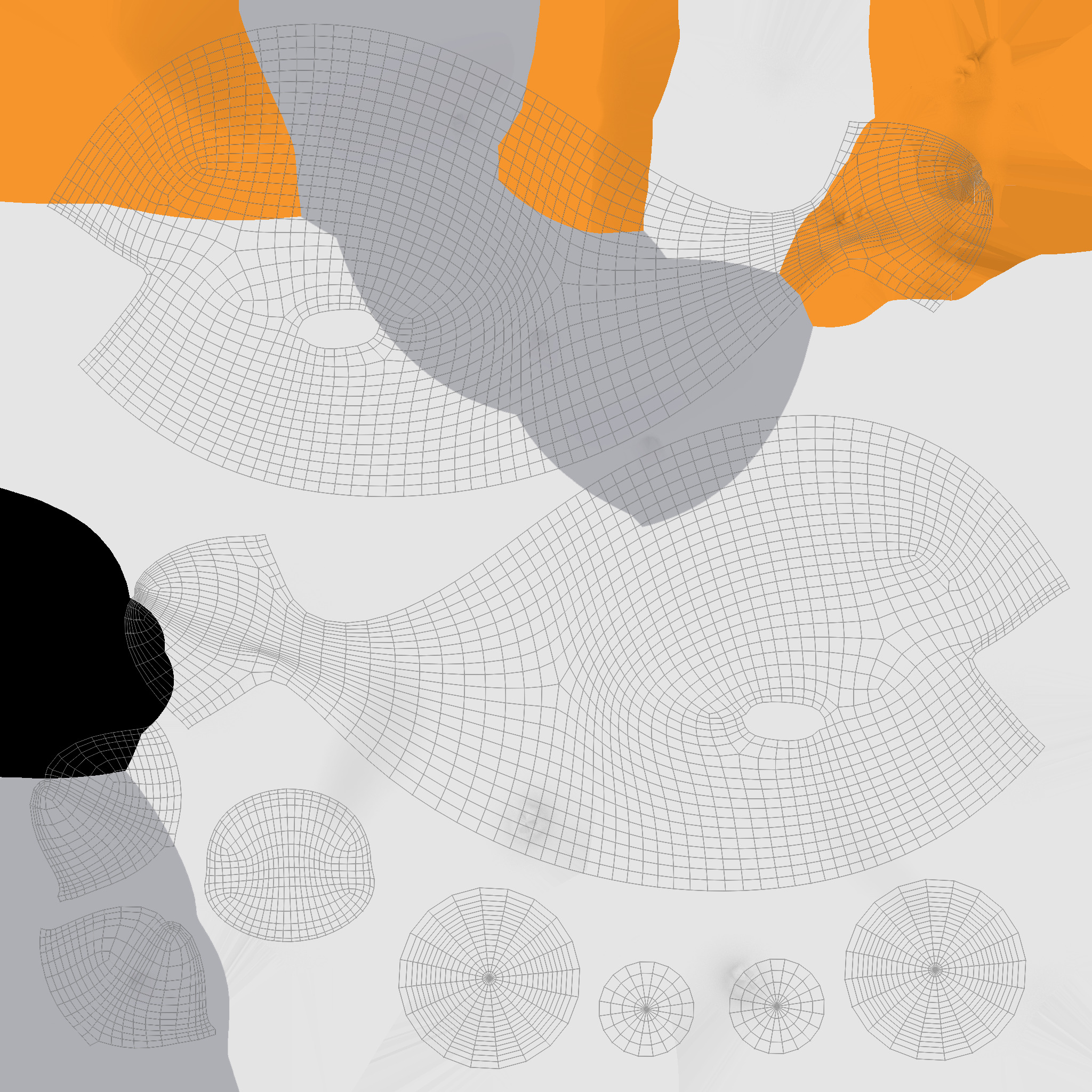 Low Poly - Cartoon Seagull Rigged Low-poly 3D model_21