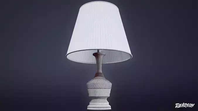 LIGHTING - Desk Lamp 01 - LOW POLY AND NANITE