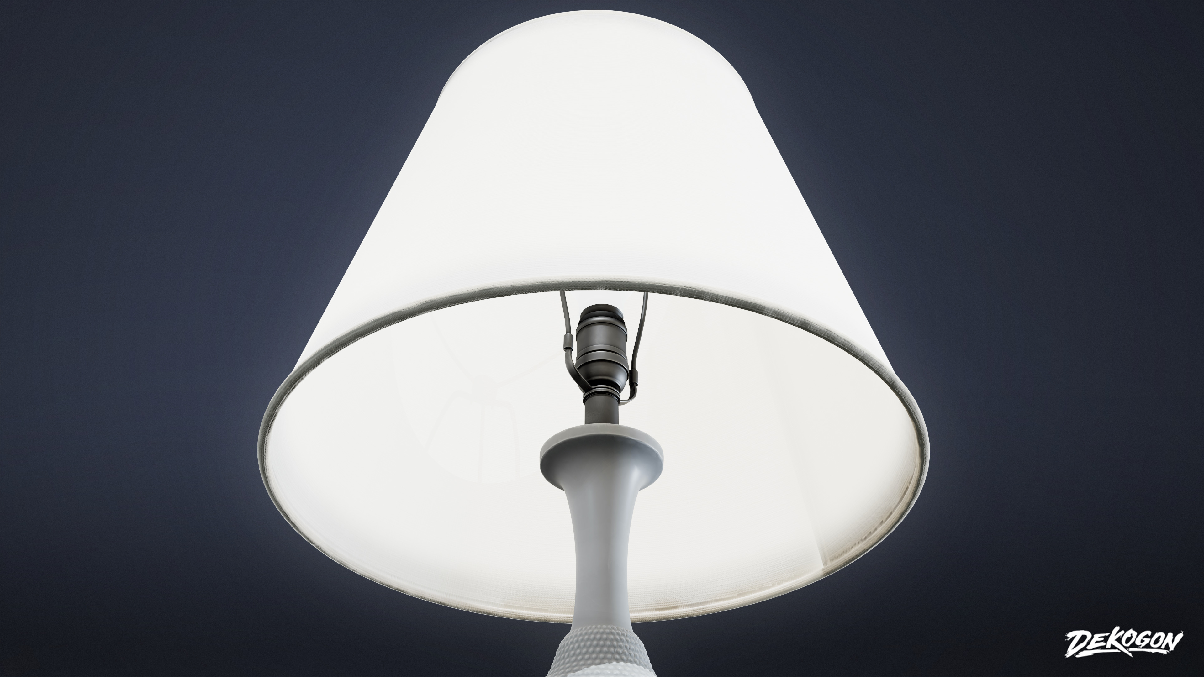 LIGHTING - Desk Lamp 01 - LOW POLY AND NANITE Low-poly 3D model_5