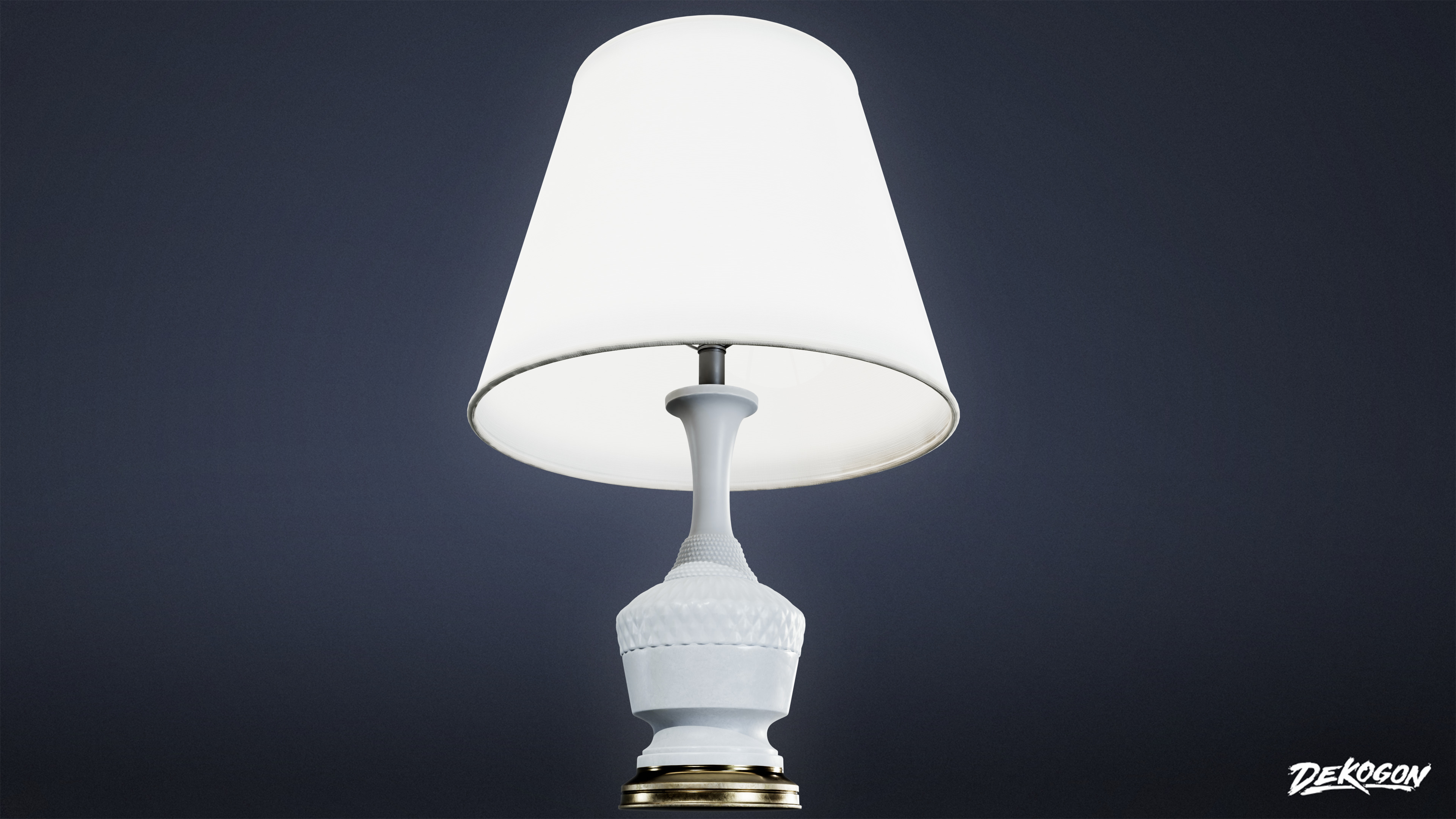 LIGHTING - Desk Lamp 01 - LOW POLY AND NANITE Low-poly 3D model_6