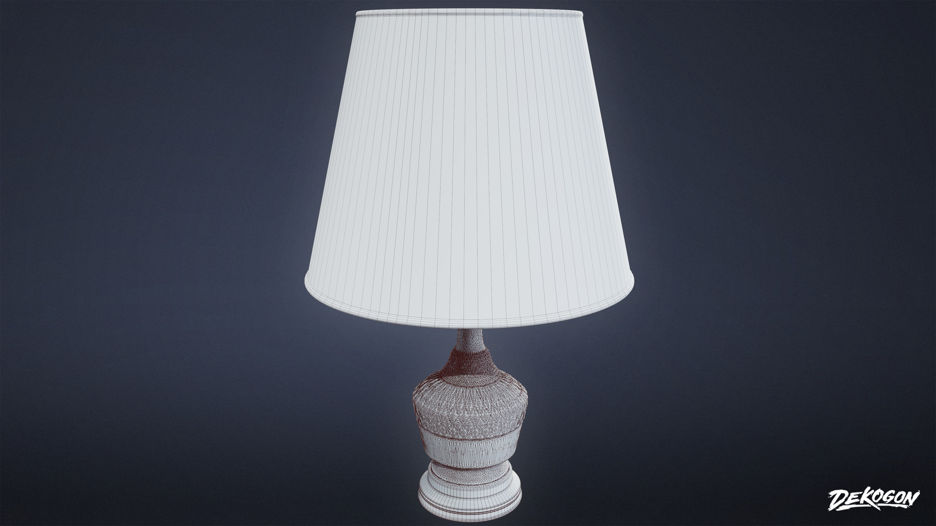 LIGHTING - Desk Lamp 01 - LOW POLY AND NANITE Low-poly 3D model_1