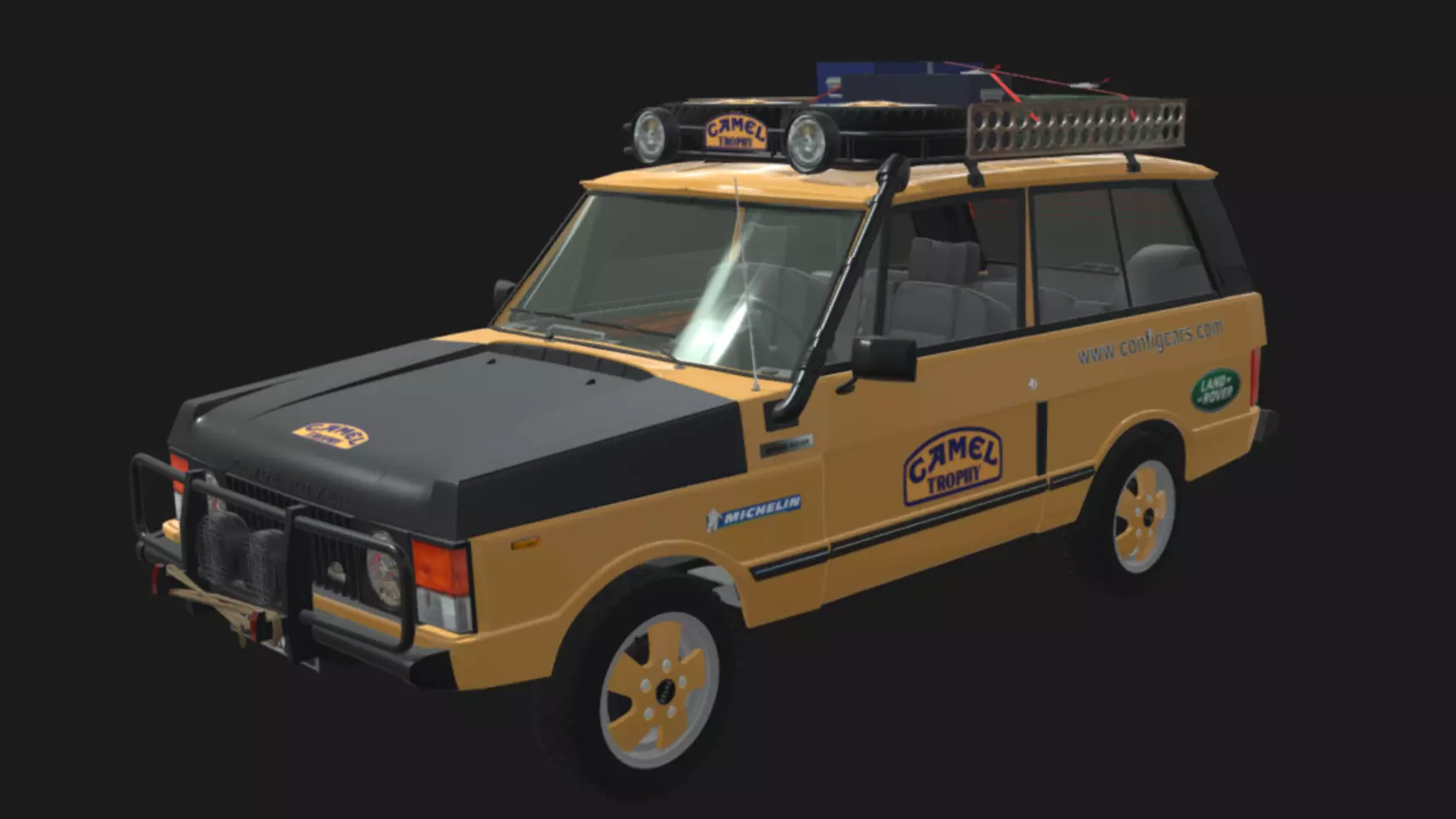 Range Rover Camel trophy 3D model_0
