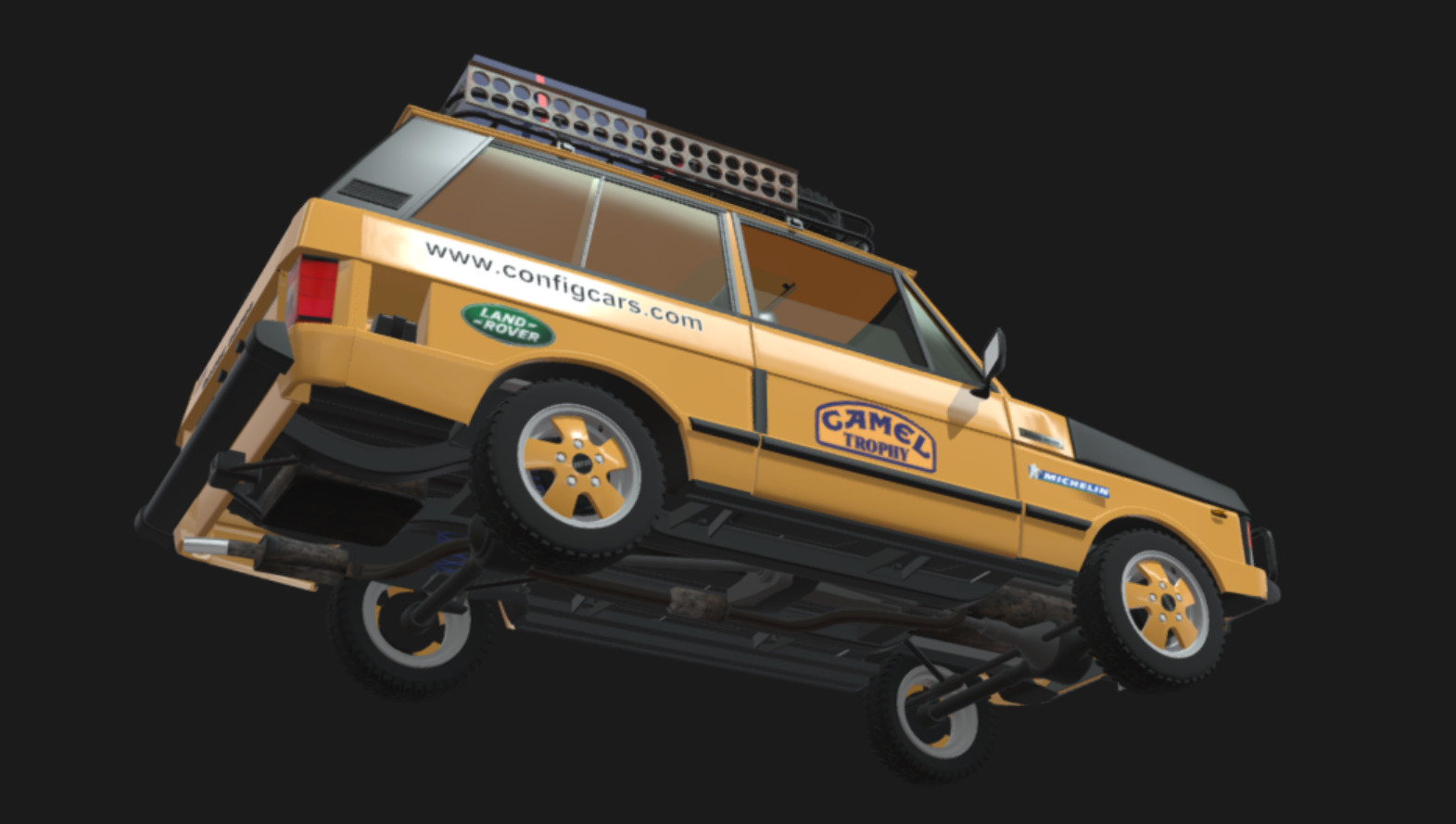 Range Rover Camel trophy 3D model_4