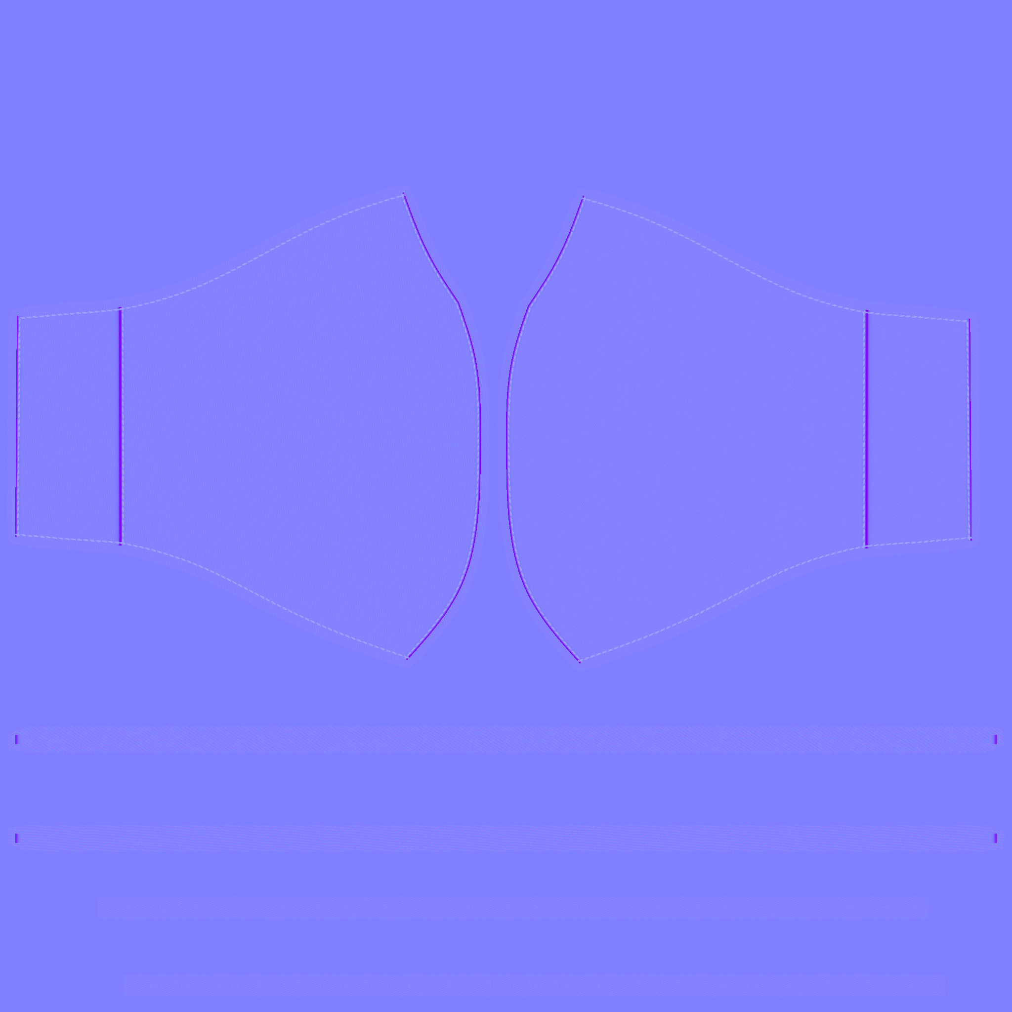 Face Mask In Low Poly Low-poly 3D model_4