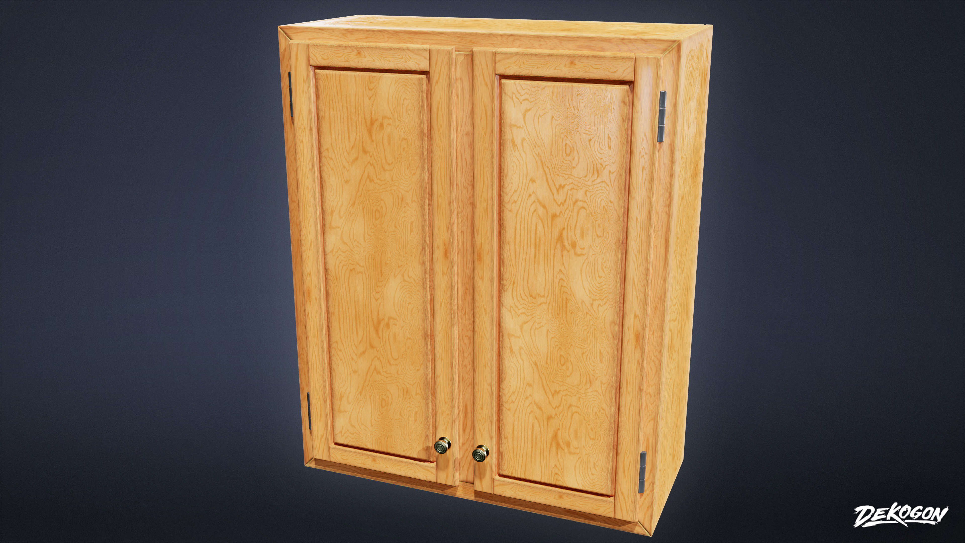 SUBURBS - Cabinet Set 01 - LOW POLY AND NANITE Low-poly 3D model_3