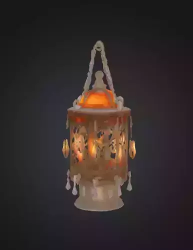 Emberlight Relic Lantern Free low-poly 3D model