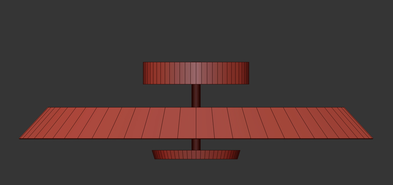 Set Modern Minimalist Bedroom Ceiling Pendant and Table Lamp 3D model_9